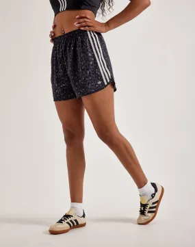 Adidas Originals Satin Shorts Sheer Glow
