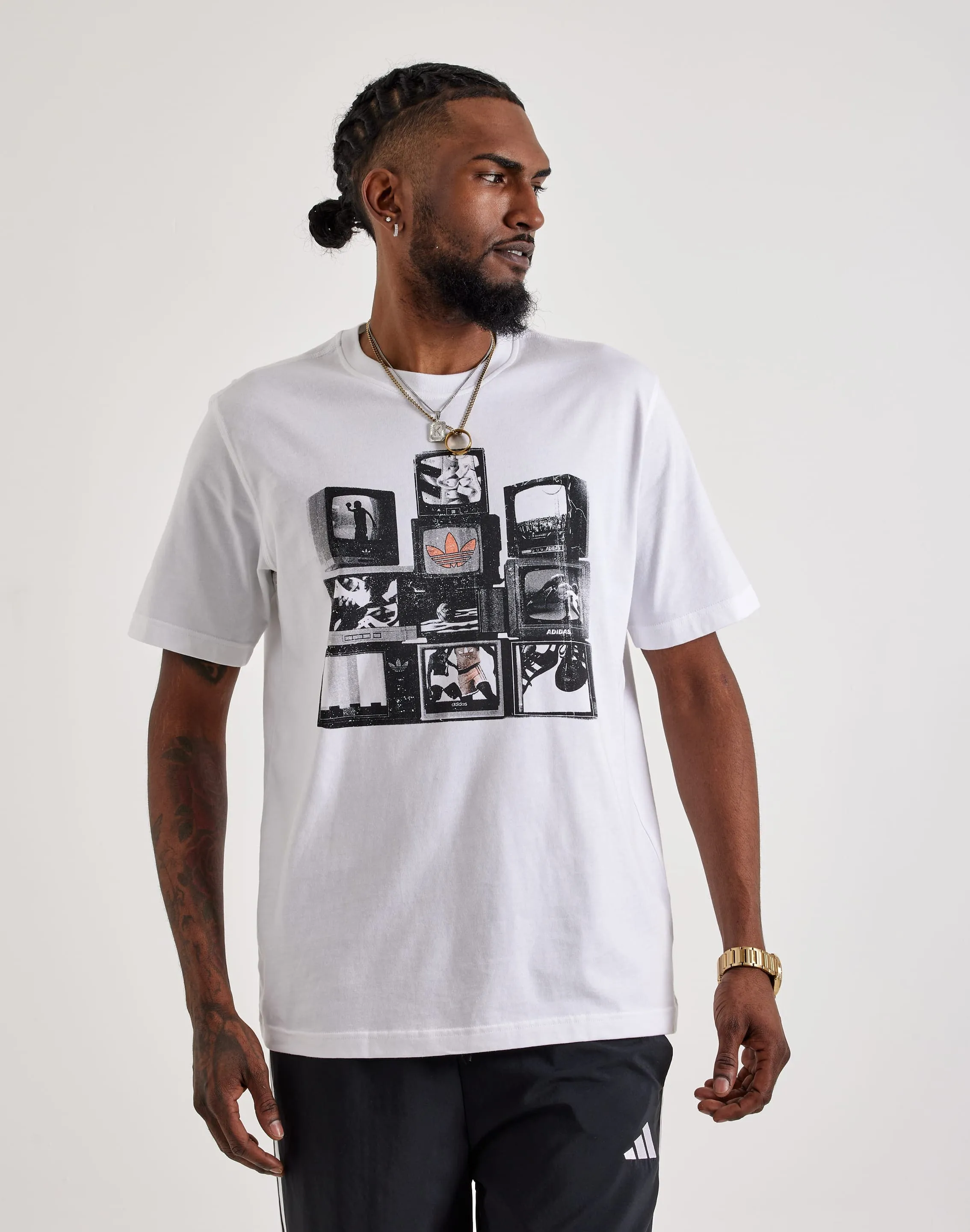 Korean Fresh QuickAccessPockets Adidas Originals Vintage TV Tee