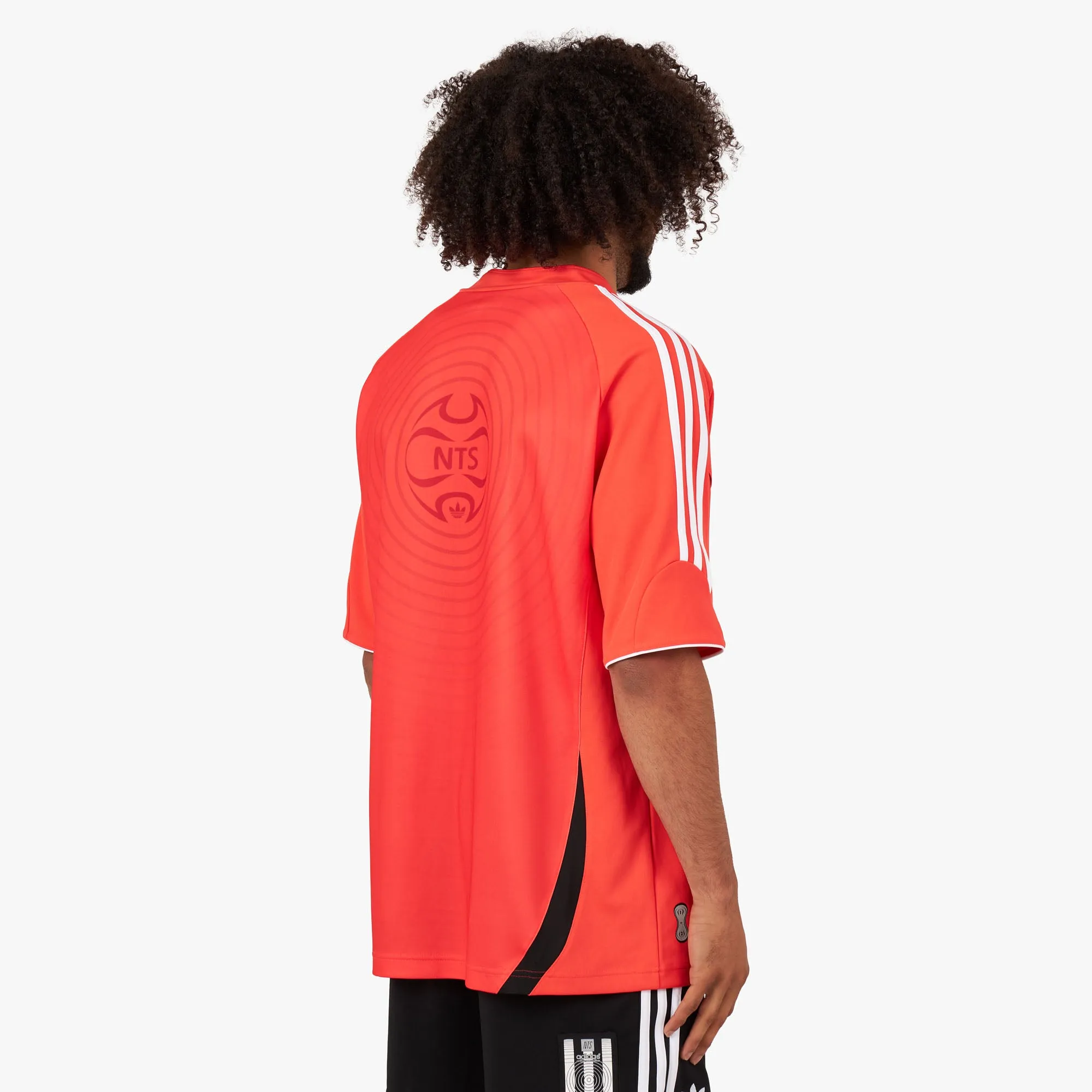 adidas Originals x NTS Radio Jersey Solar Red / Black - White Seminar adjustable sleeves