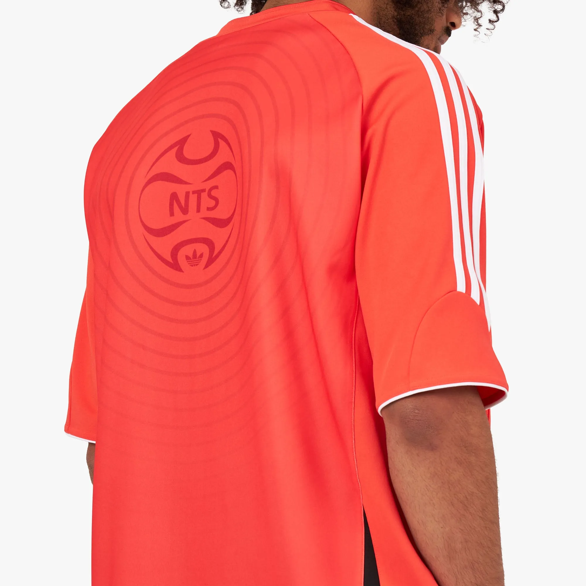 Stretchy Waist adidas Originals x NTS Radio Jersey Solar Red / Black - White