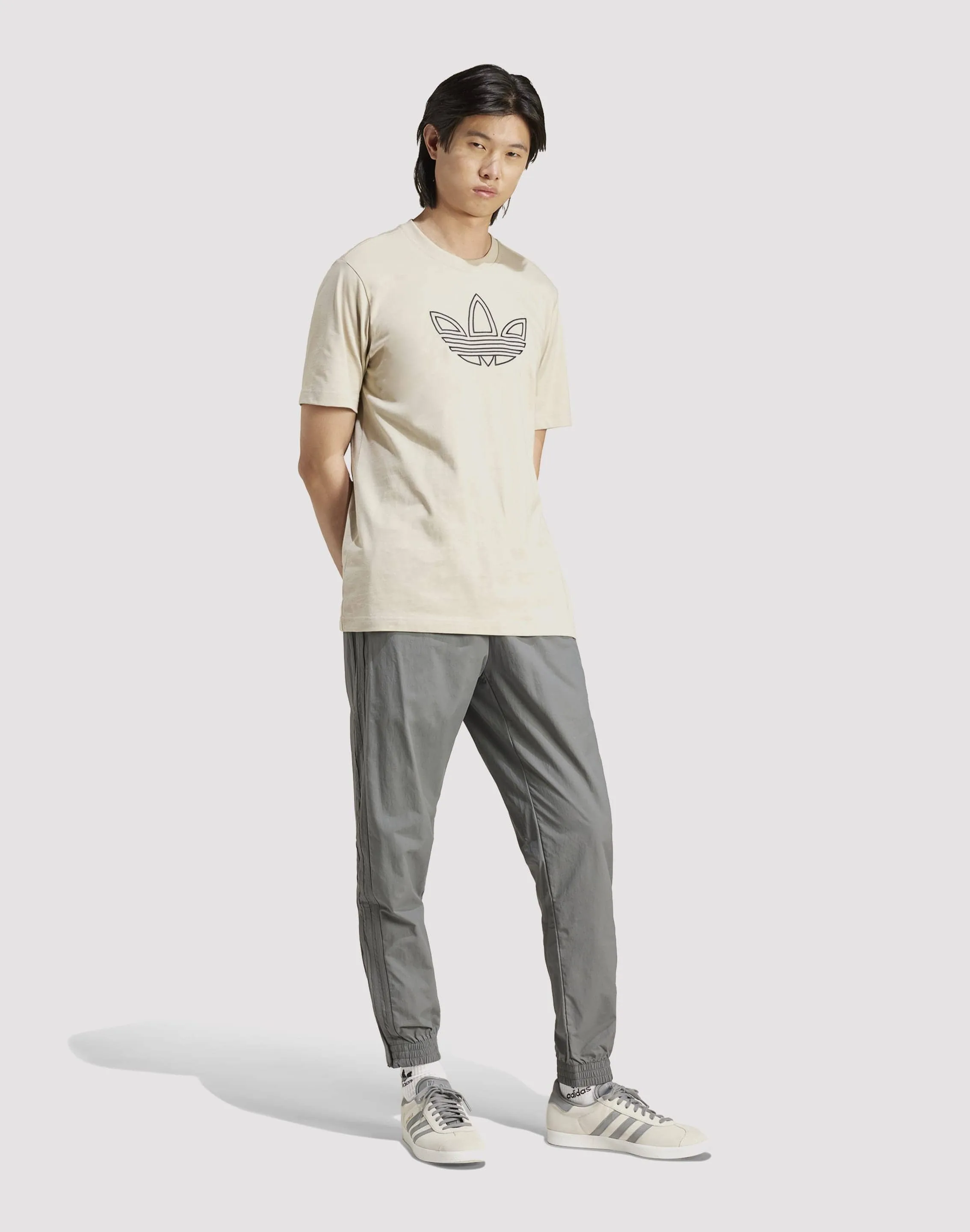 Athleisure Cool Adidas Outlined Trefoil Tee