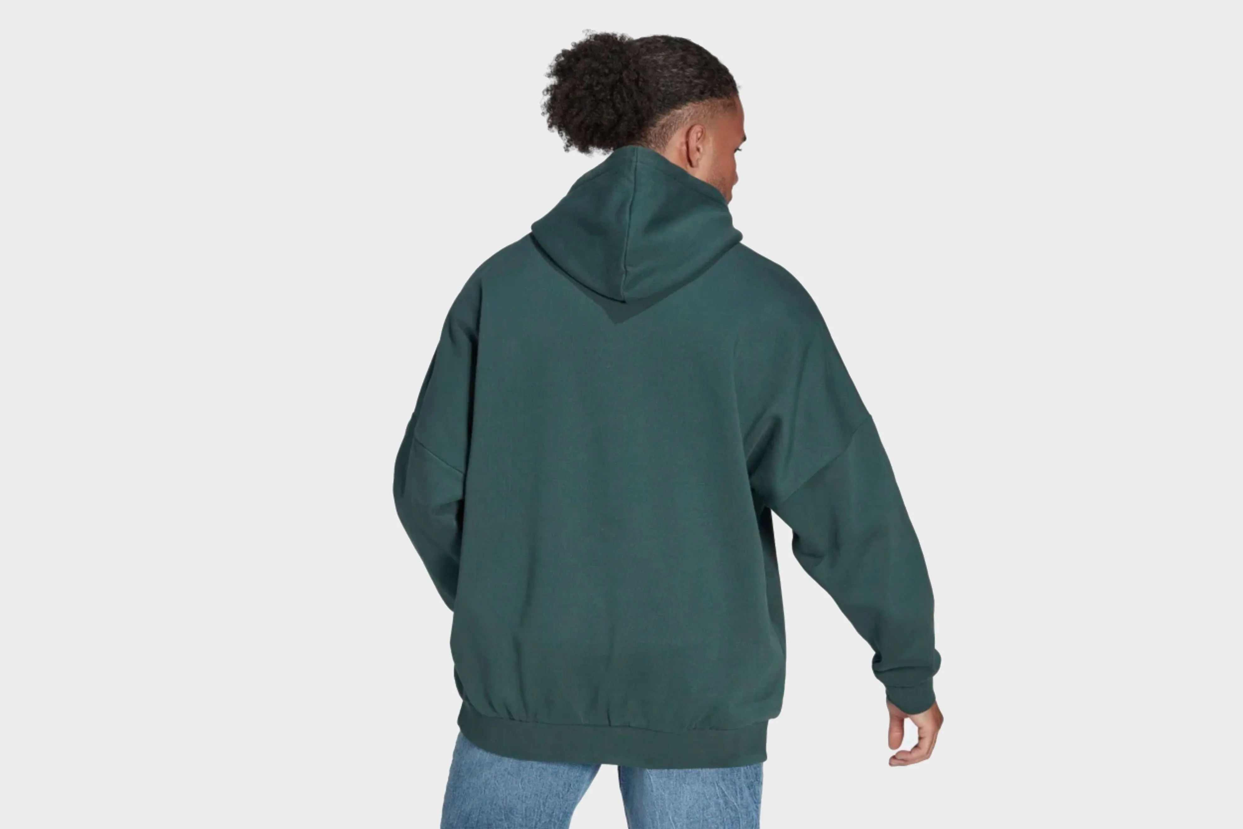 AbrasionResistantFabric Beach Fit Adidas Rekive Graphic Hoodie (Mineral Green)