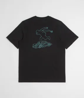 Theatre Adidas Shmoofoil Gonz Speedy T-Shirt - Black / Preloved Teal