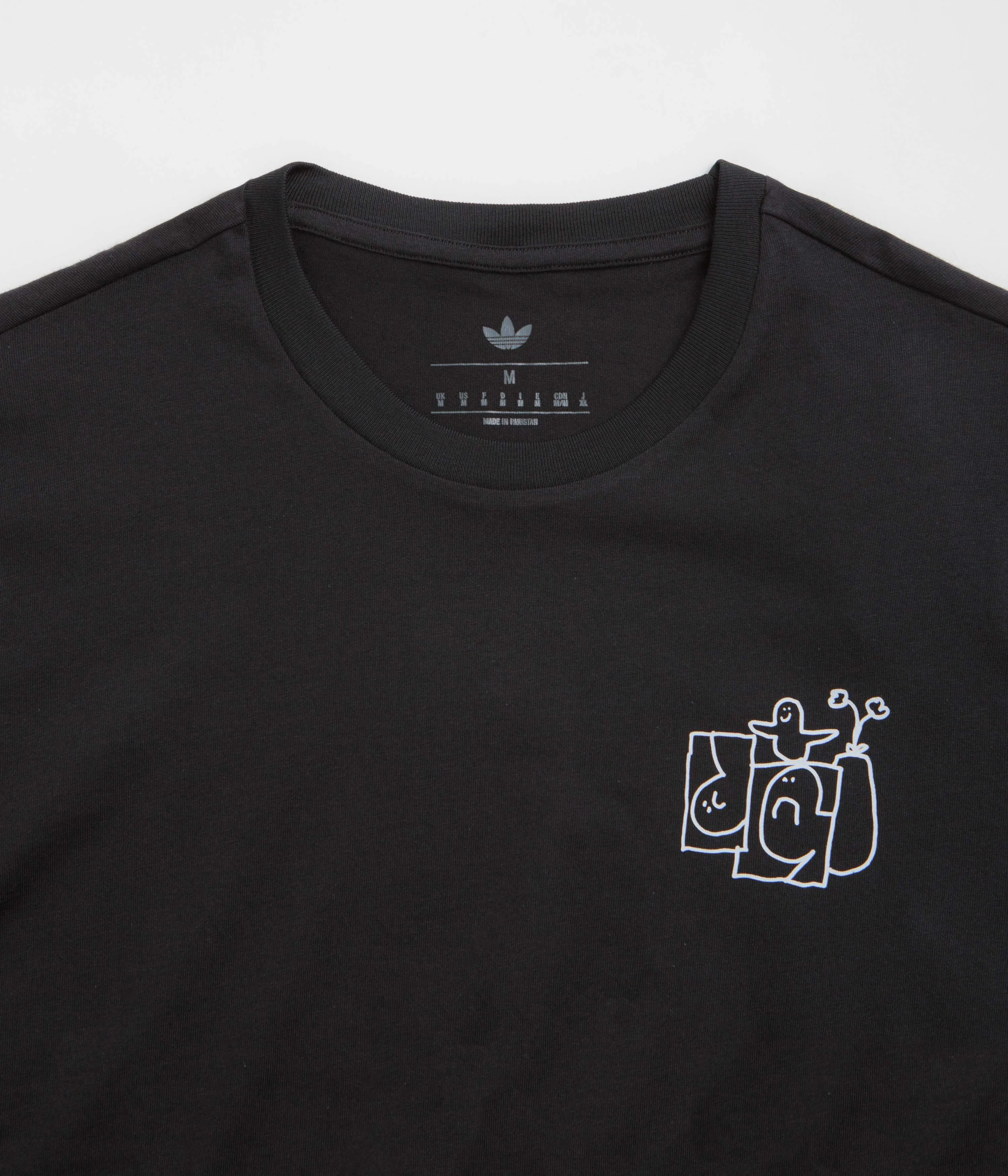 rural climate Adidas Shmoofoil Stairs T-Shirt - Black / White