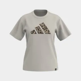AbrasionResistantFabric Adidas Womens Animal Tee Beige