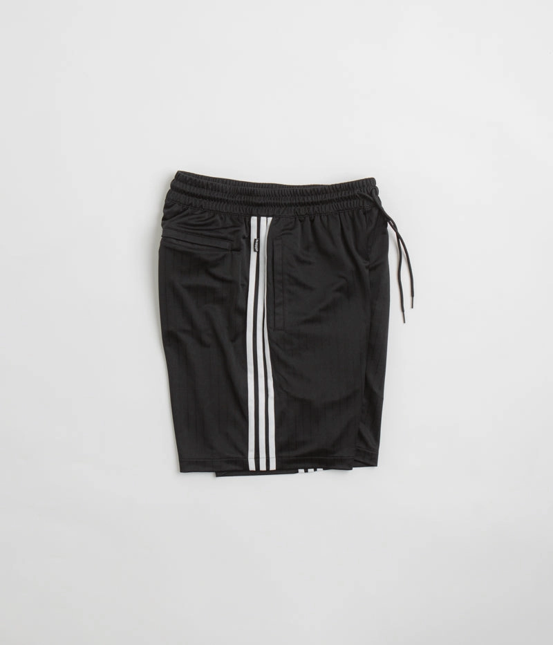 Adidas Classic Shorts - Black / White Compression Support Layer Workout Ready Design