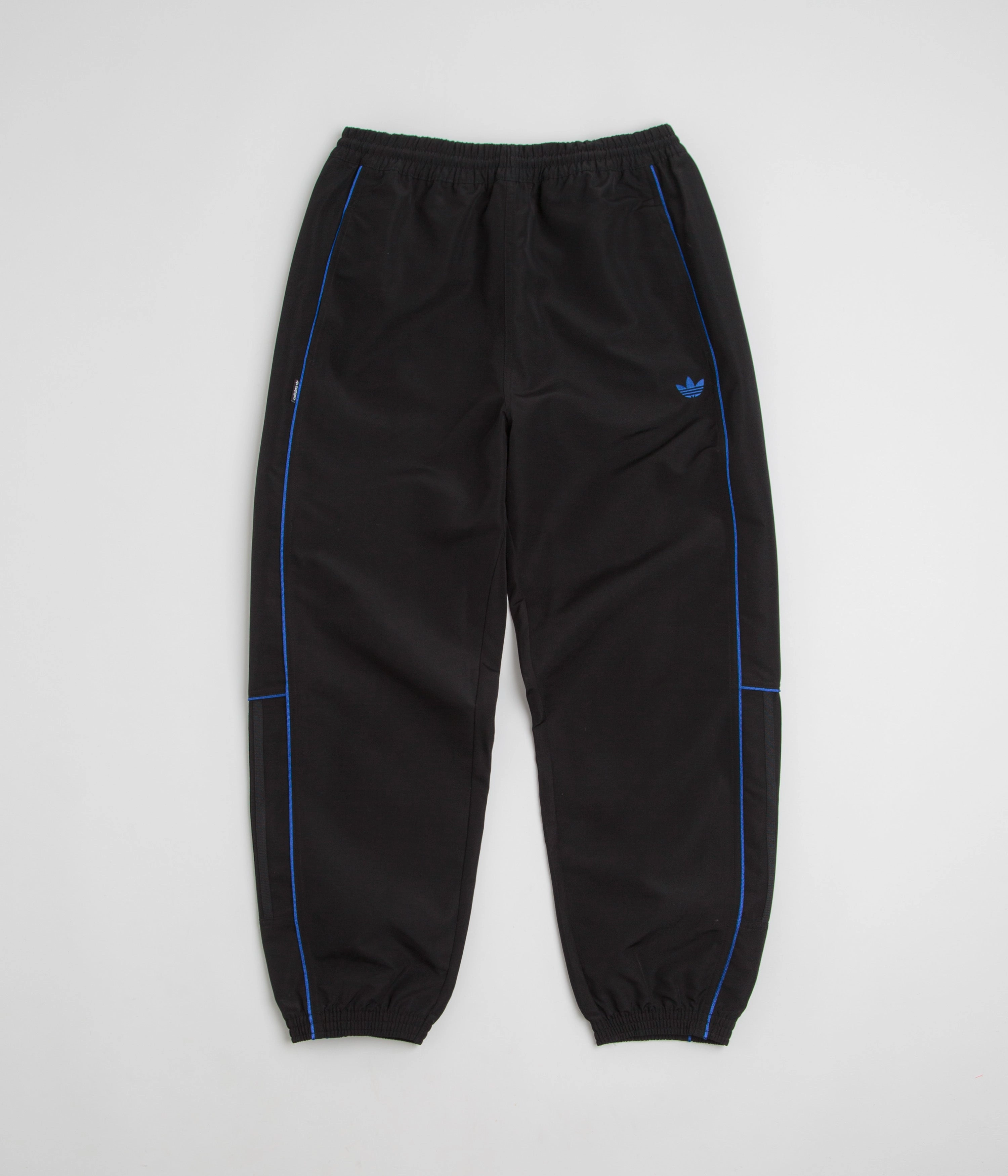 Adidas Gazelle Premiere Track Pants - Black / White / Team Royal Blue Snag Proof Fabric Day To Night