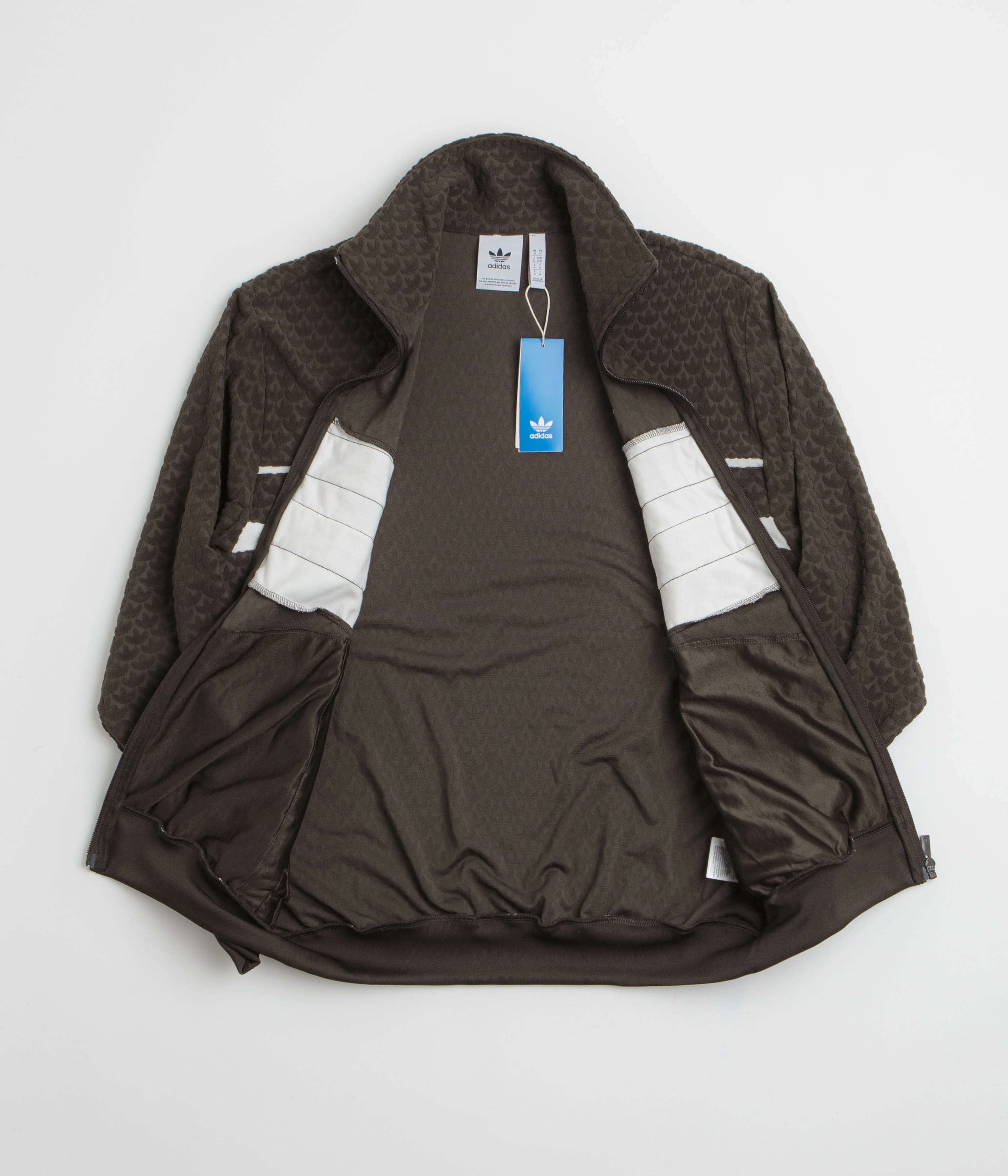 Adidas Monogram Track Jacket - Dark Brown Compromise