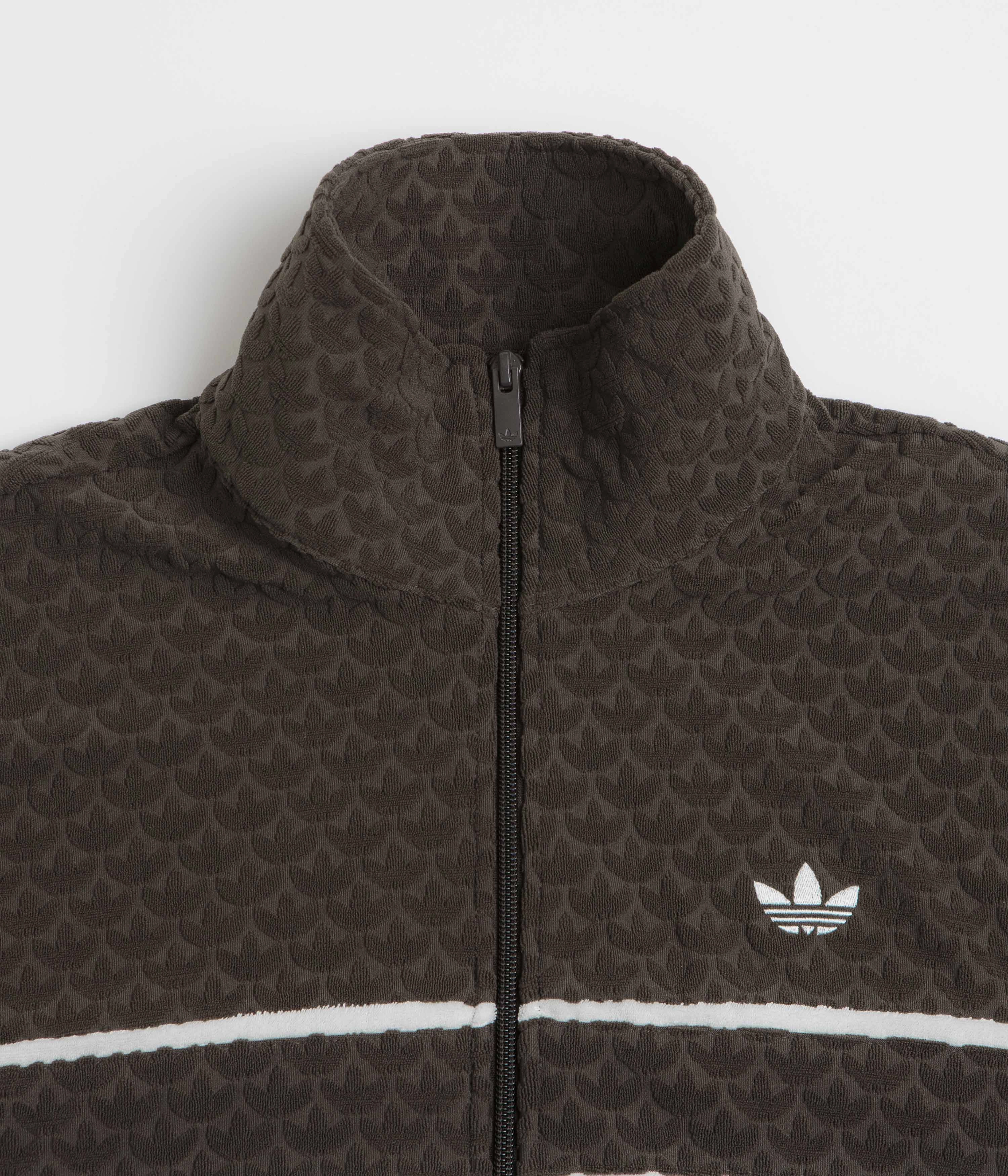 Adidas Monogram Track Jacket - Dark Brown autumn clothing