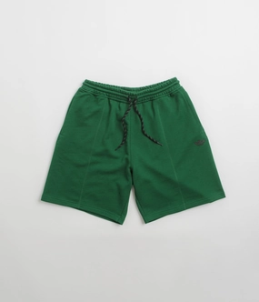yoga clothing Adidas Shmoofoil Featherweight Shorts - Dark Green / Black