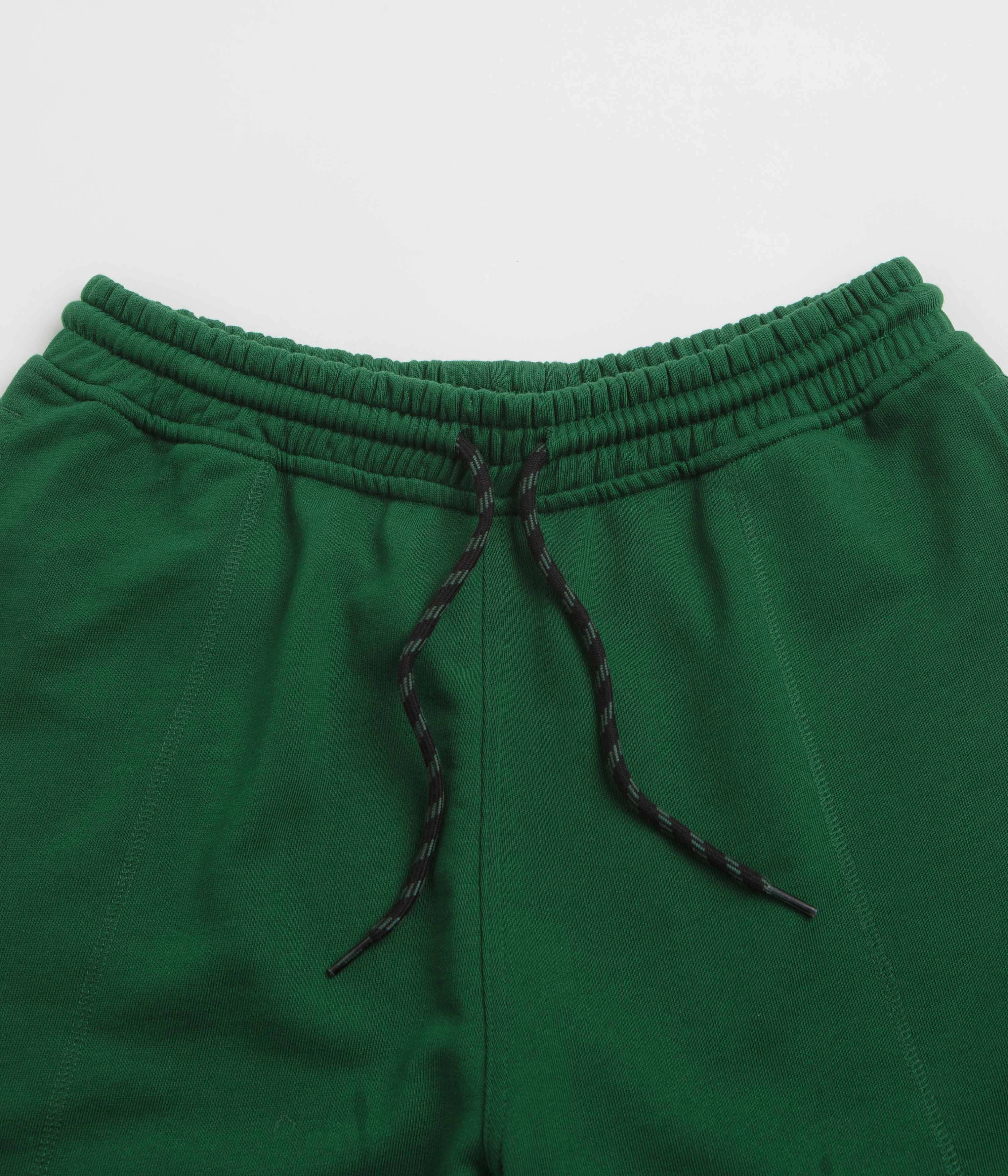 Adidas Shmoofoil Featherweight Shorts - Dark Green / Black DoubleLayeredKnees Non Restrictive Movement