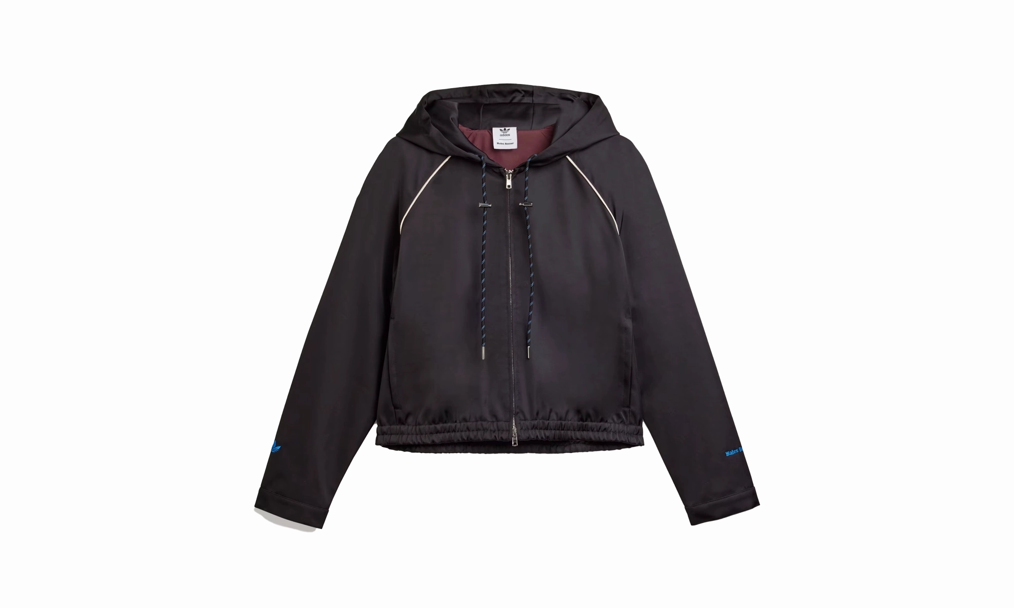 Adidas X Wales Bonner Satin Track Top "Black" Late Breeze