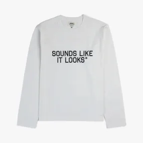 Adidem Asterisks Core Longsleeve / White Oversized Fit