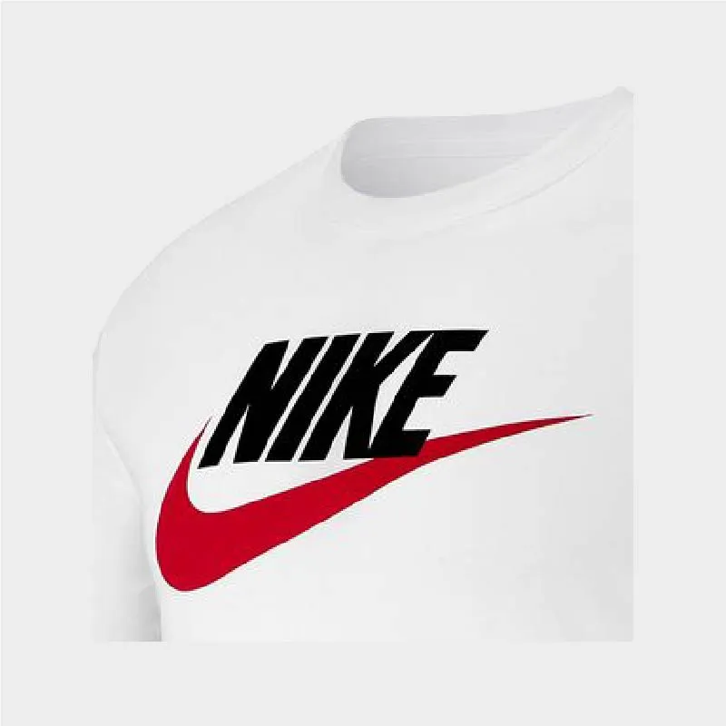 Nike Mens Icon Futura Tee White Happy Core