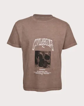CIVIL CLOTHING Melted Memories Tee Gentle Glow WaterRepellentSurface