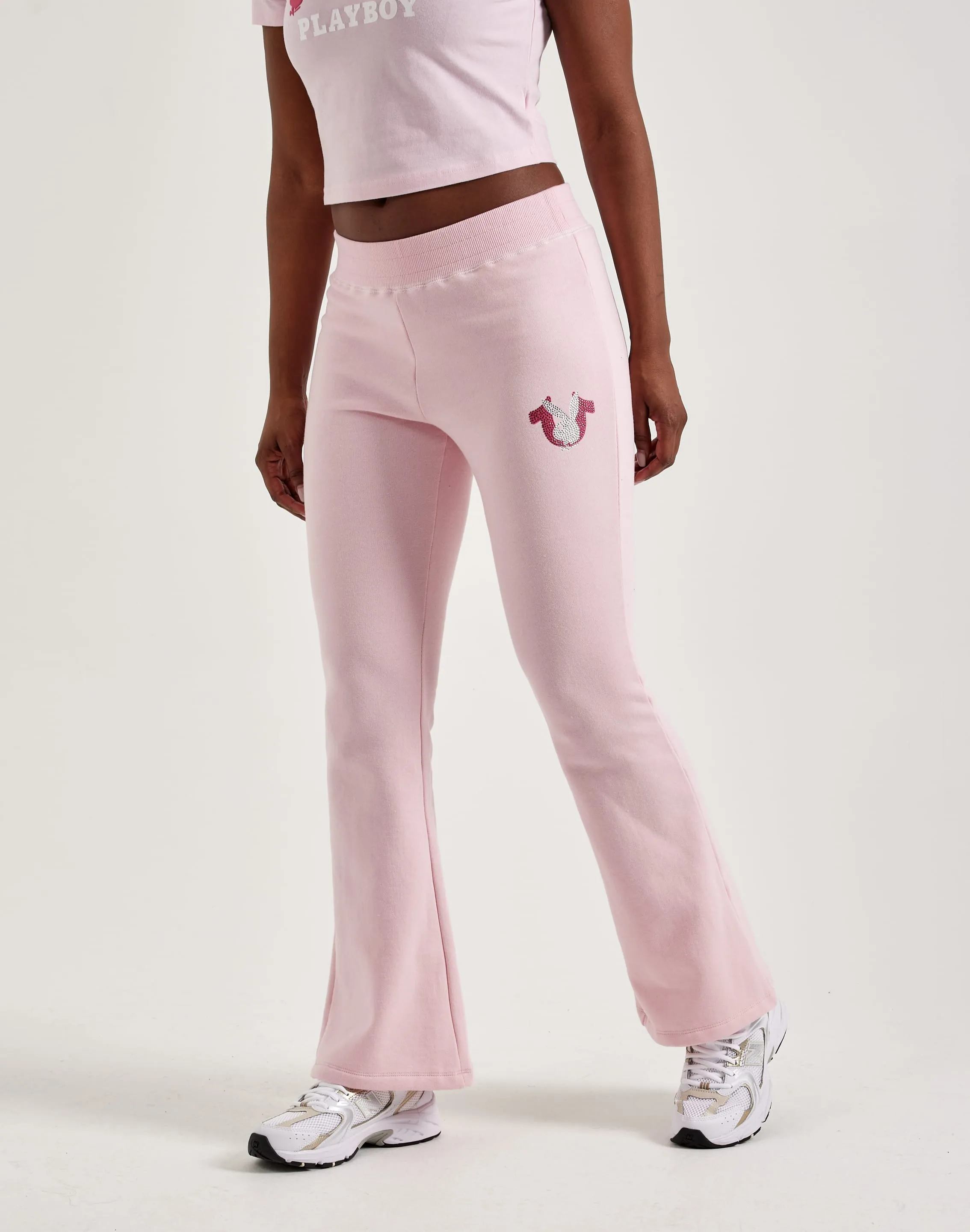 True Religion Playboy Crystal Mid-Rise Bootcut Pants Saga Fit Zero Core