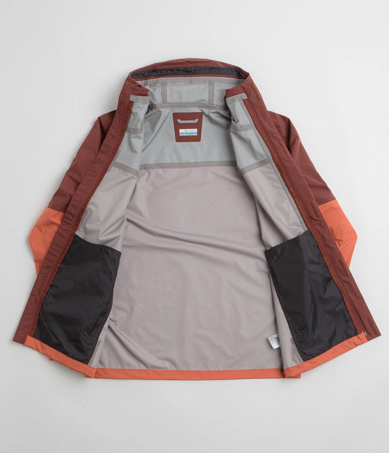 Columbia Wahkeena Falls 3L Shell Jacket - Tuscan / Spice Breathable Quick Fit