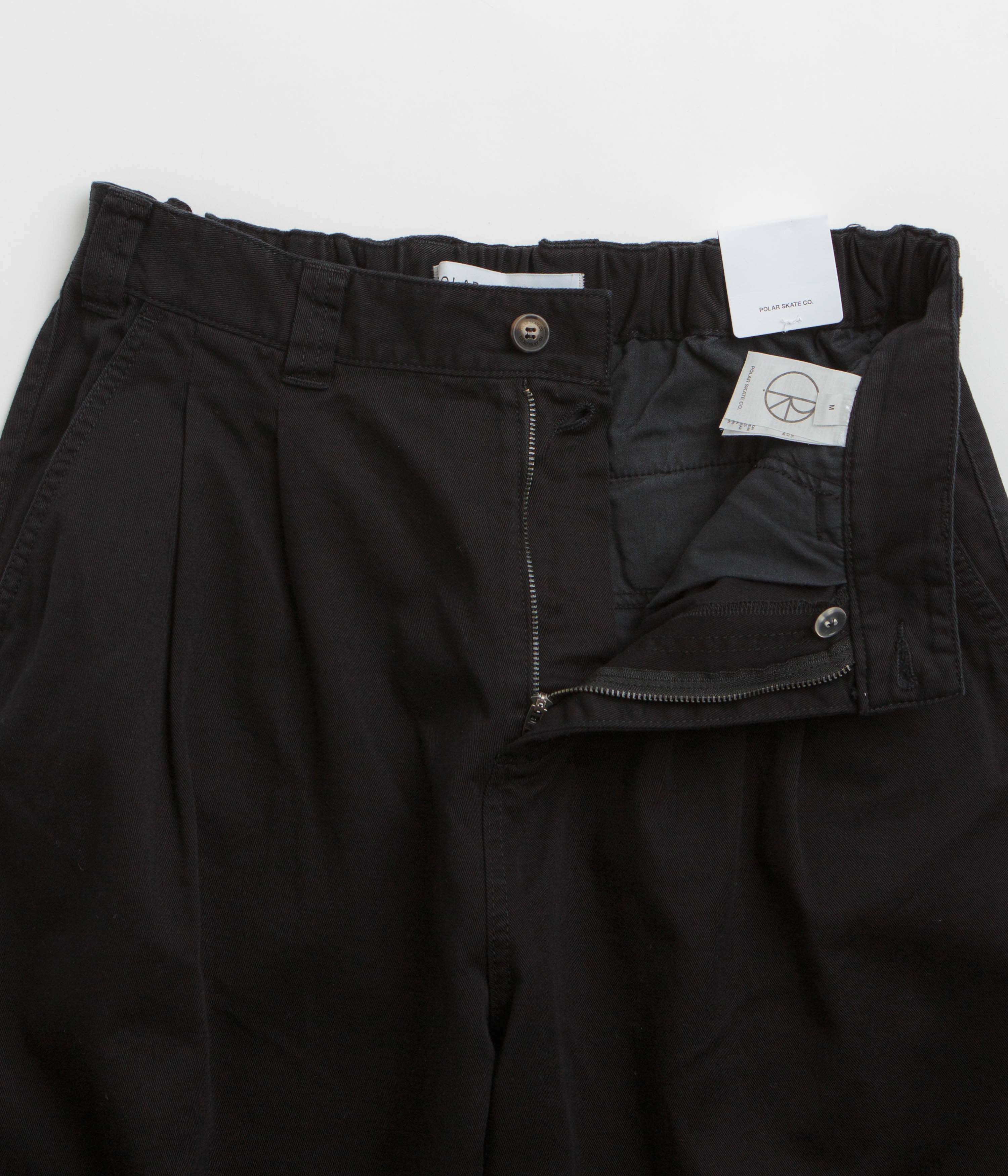 Polar Railway Chinos - Black Hidden Pocket System Stretchy Material
