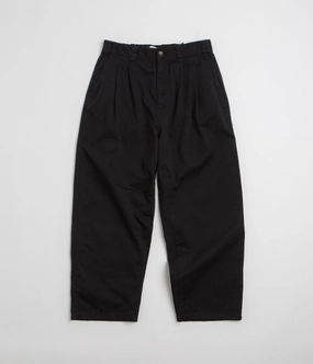Polar Railway Chinos - Black Petite Fit Rubberized Hem