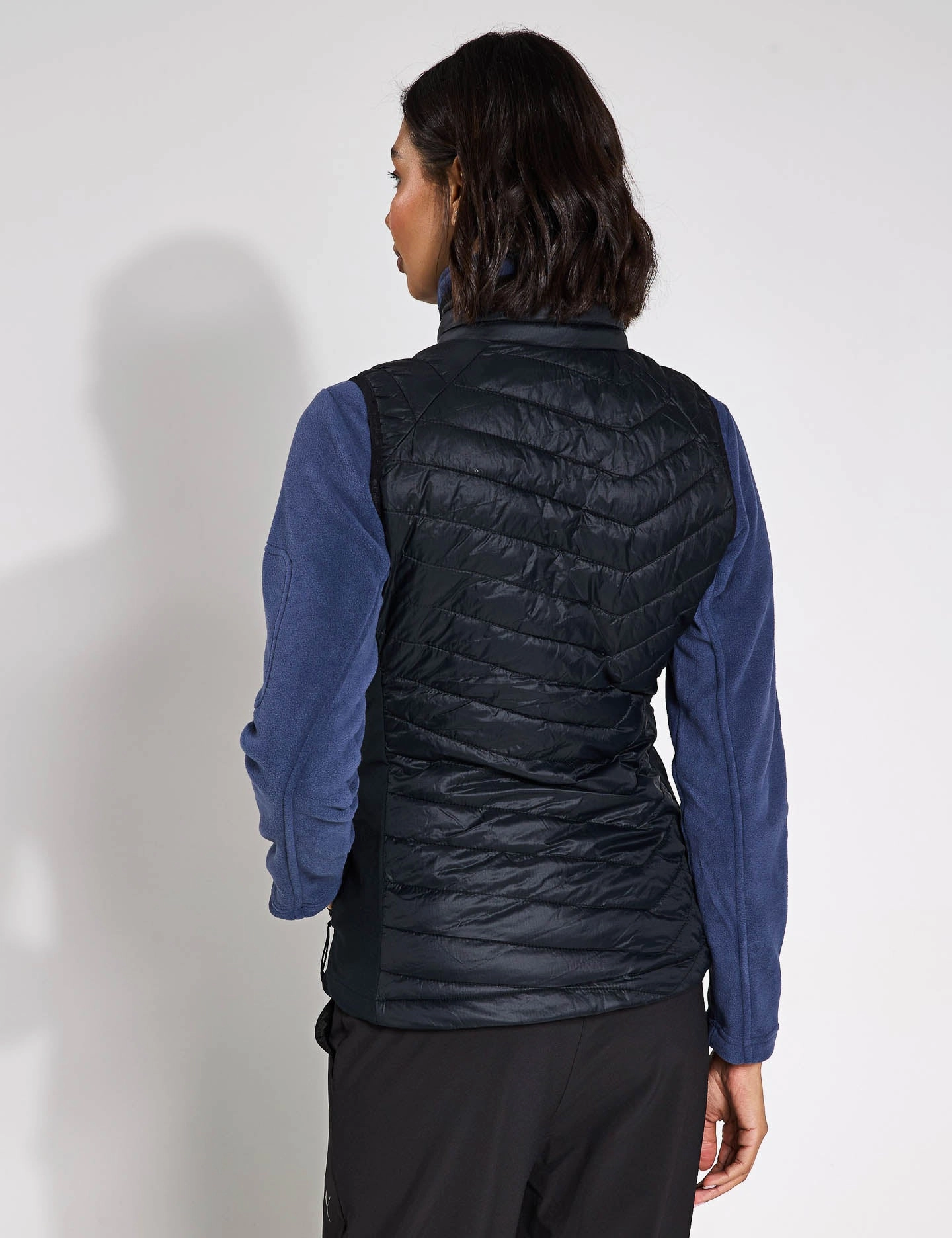 Powder Pass II Hybrid Puffer Gilet - Black Elegant Evening