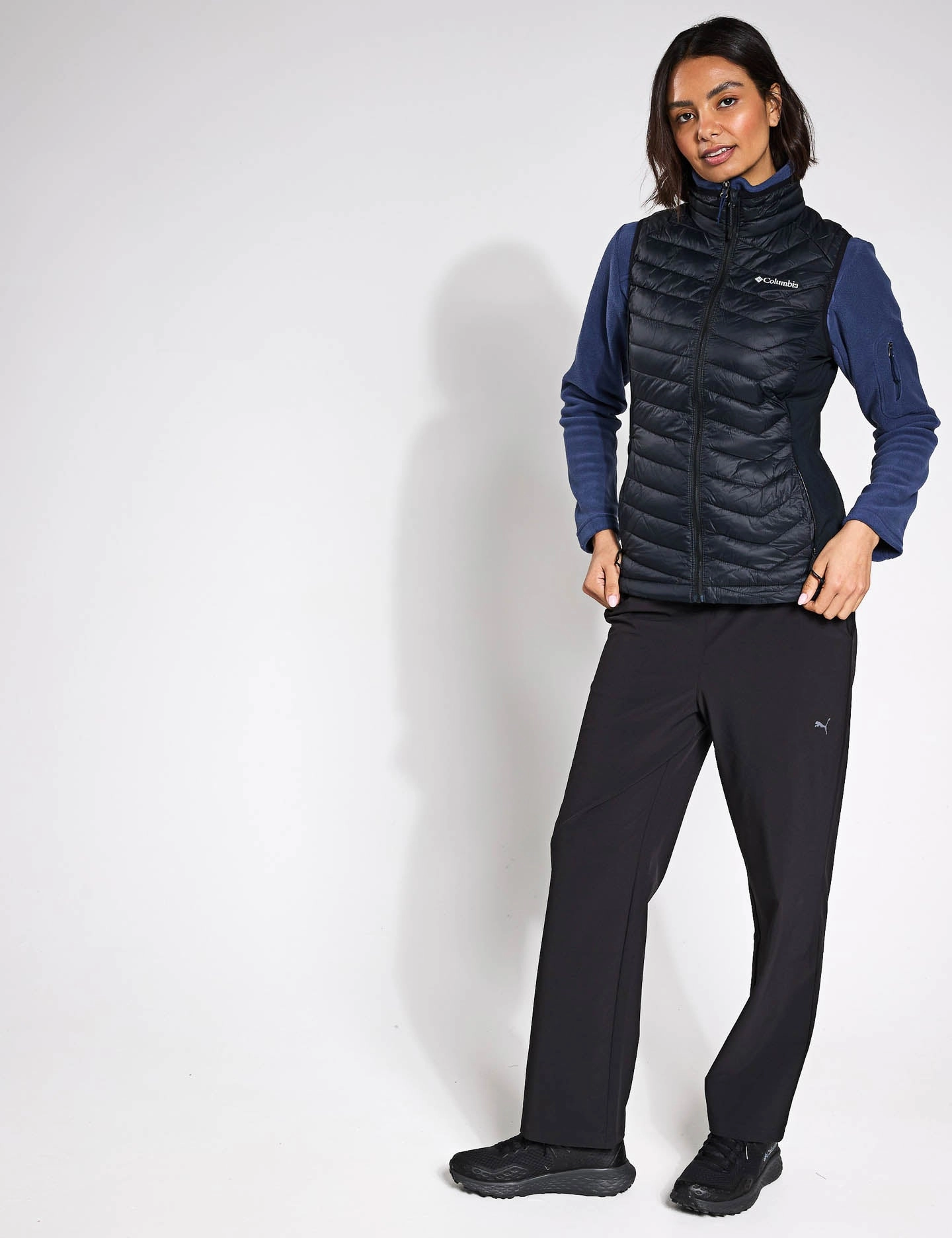 Weekend Style Powder Pass II Hybrid Puffer Gilet - Black