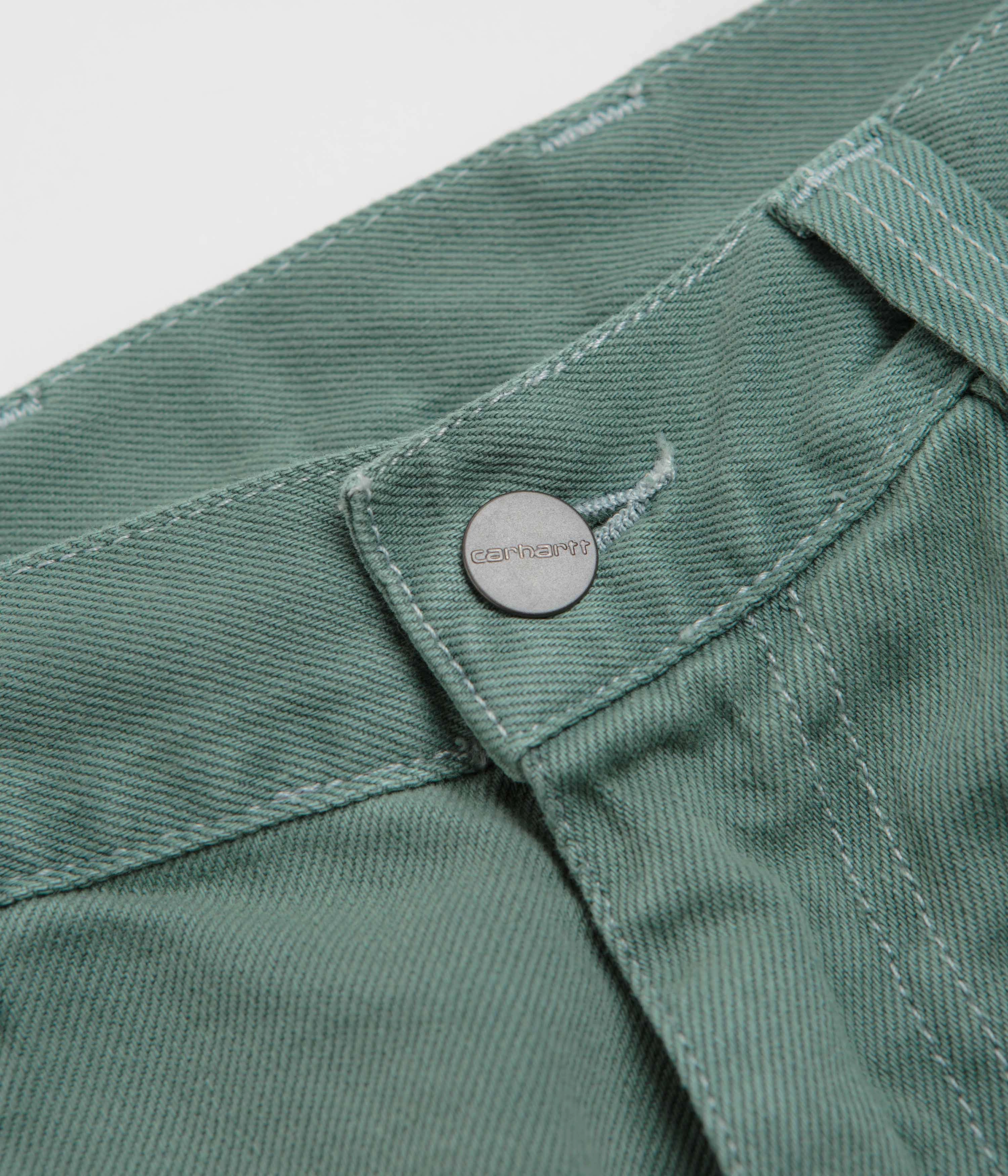 Carhartt Brandon Denim Pants - Silver Pine Ultra Soft Blend Feminine Cut