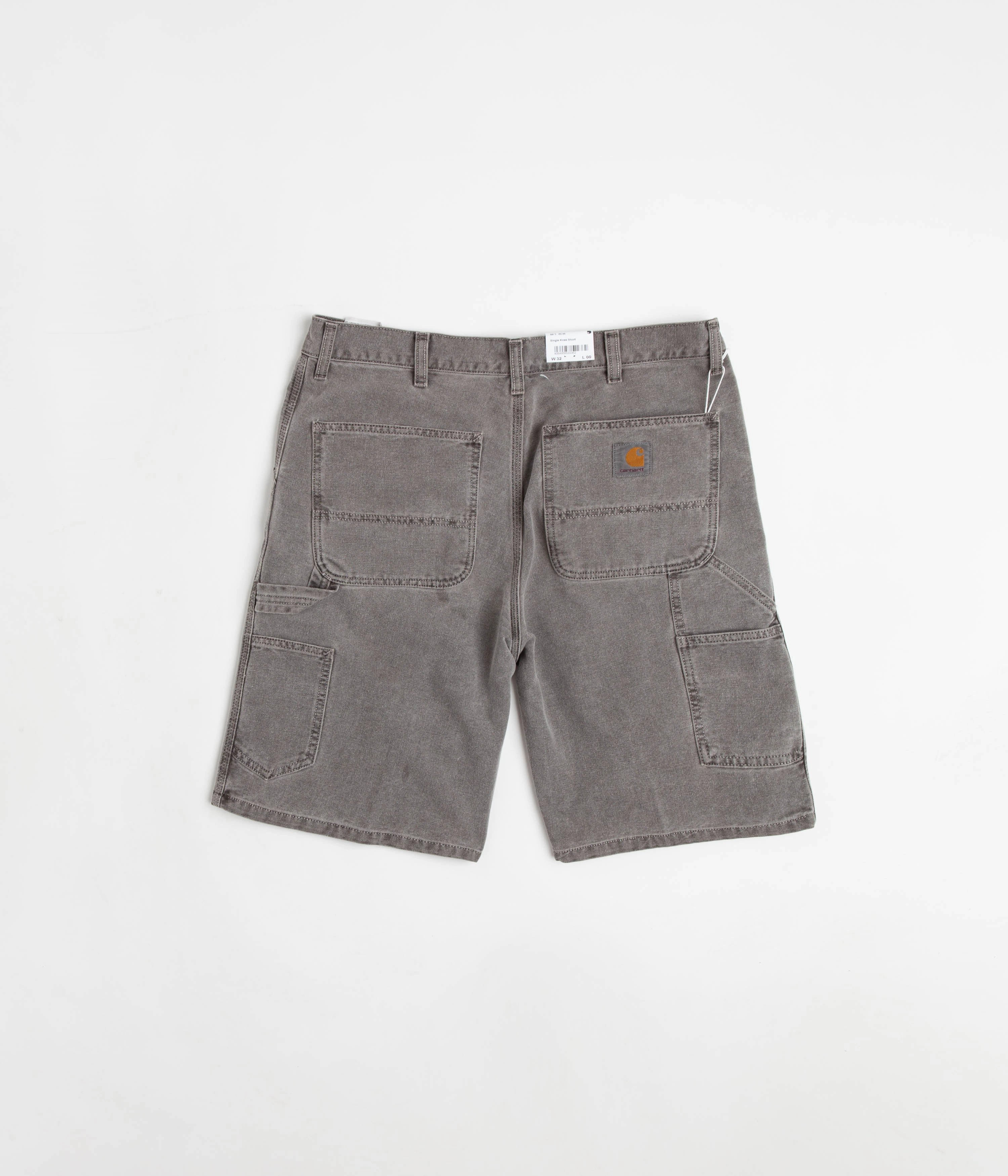 Carhartt Single Knee Shorts - Faded Black windproof