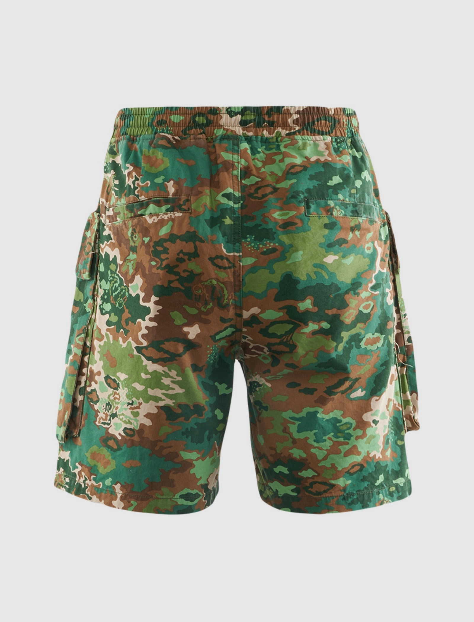 CAMO CARGO SHORTS Low Profile Design