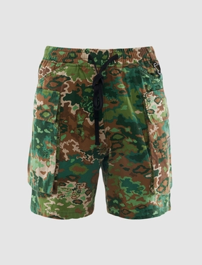 CAMO CARGO SHORTS Stain Resistant MachineWashable