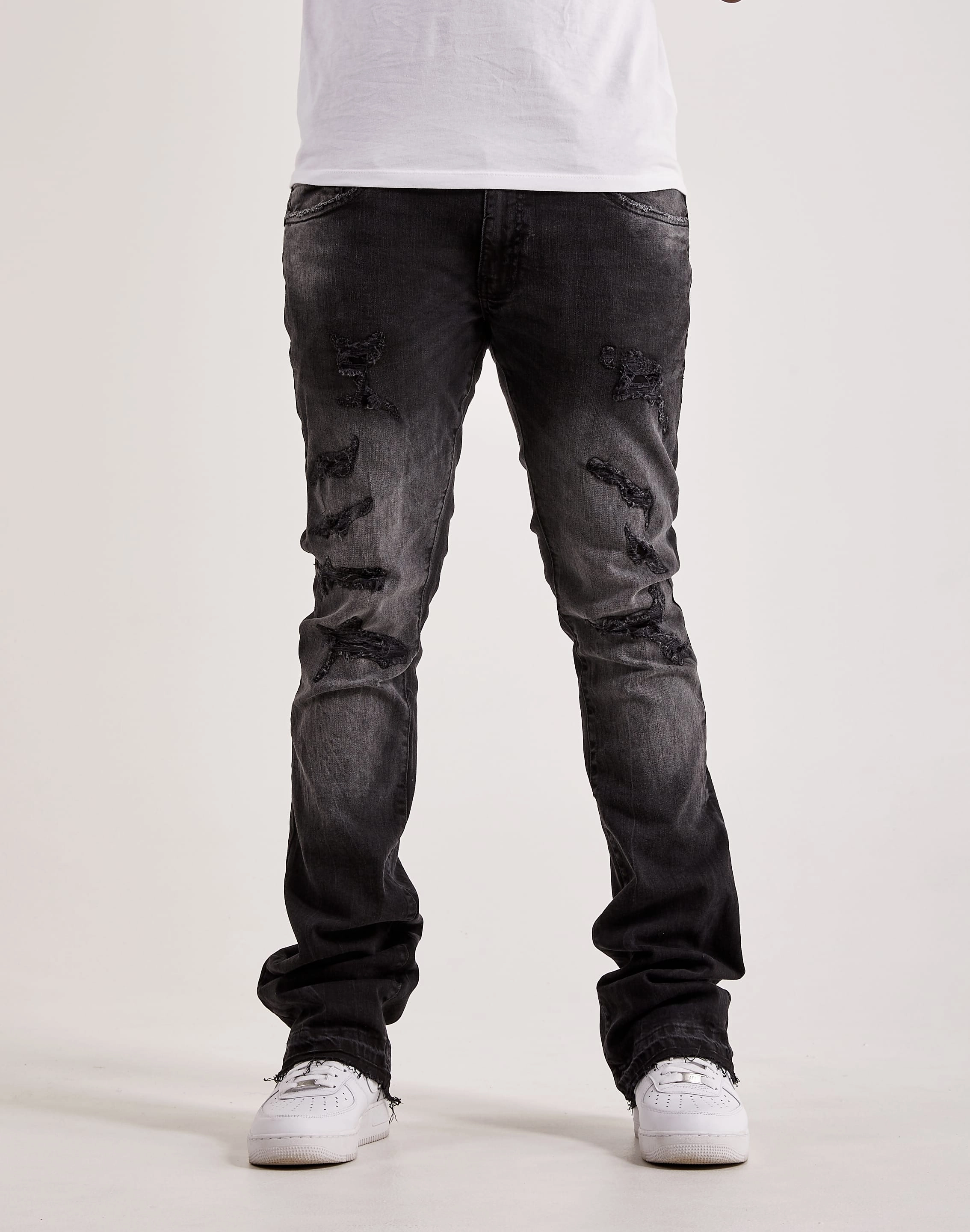 Jordan Craig Stacked Denim Jeans Clean Cut AntimicrobialTreatment
