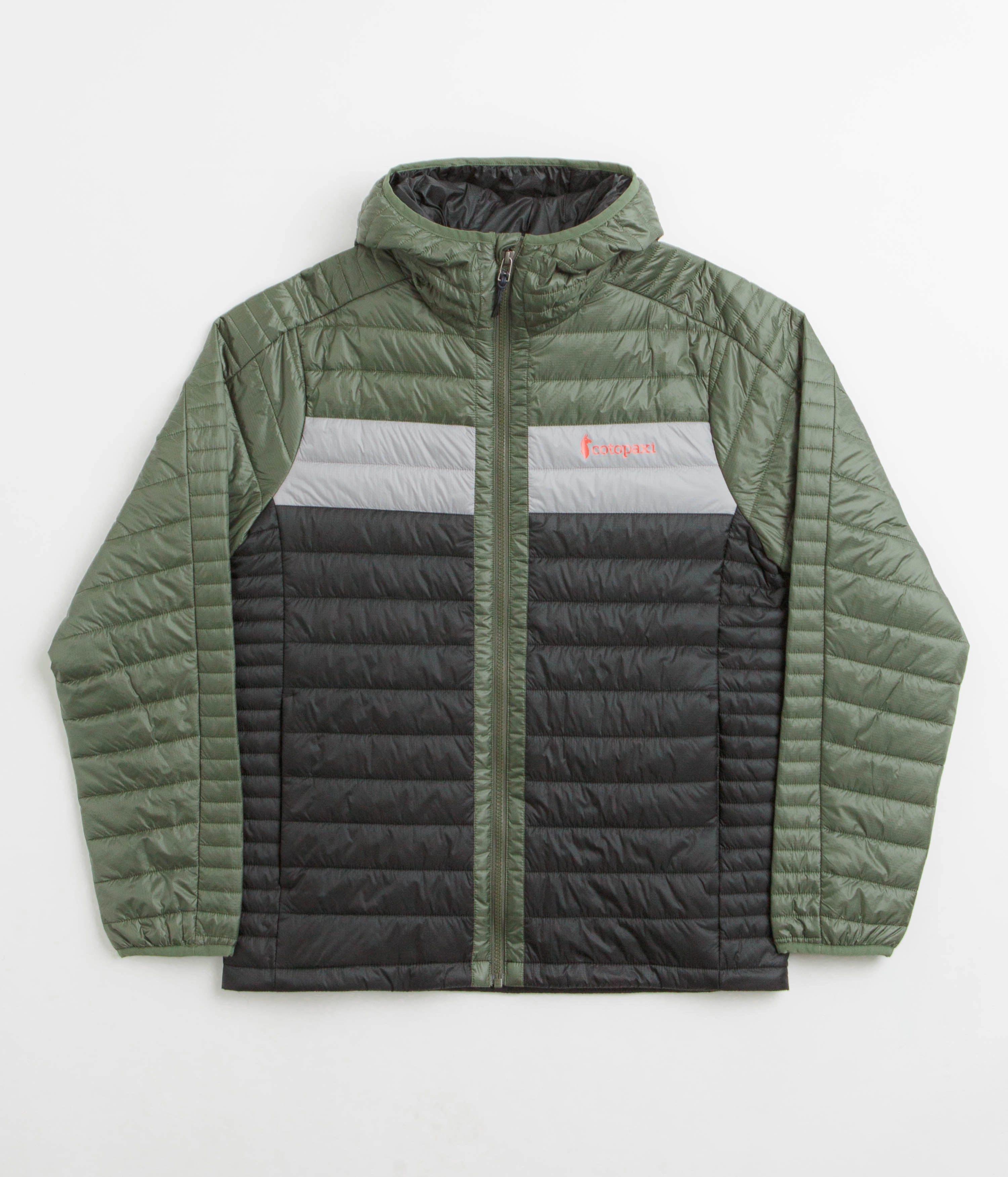 Temperature Regulating Cotopaxi Capa Insulated Hooded Jacket - Fatigue / Black