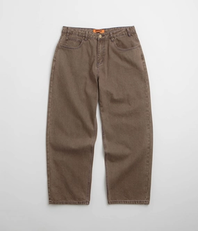 Butter Goods Warped Jeans - Washed Brown SecureCargoPockets