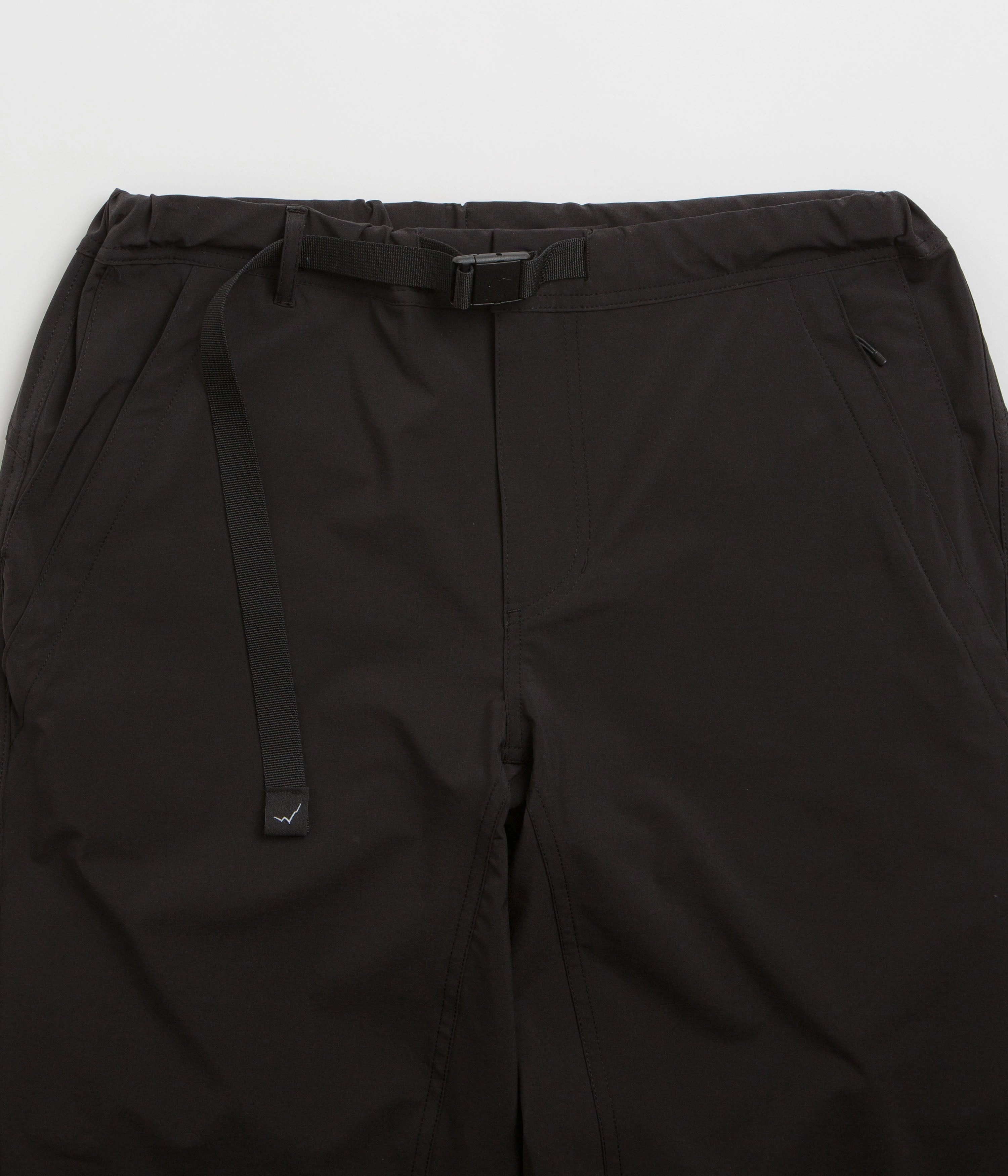 Cayl Double Pocket Pants - Black NonBindingWaistline Stretch Fabric