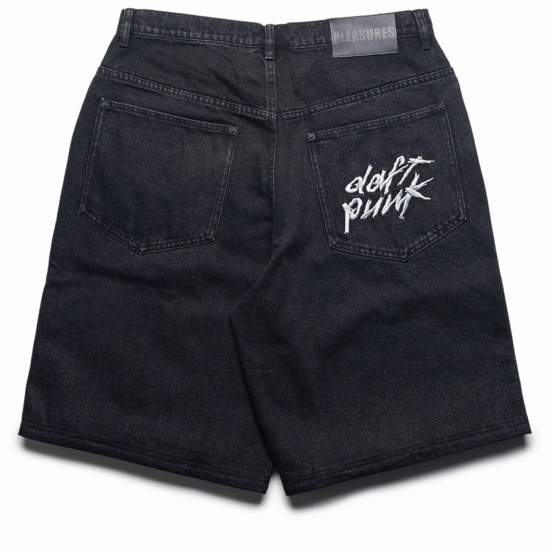 Pleasures Lucky Studded Jorts - Black Spandex shorts Limited Edition