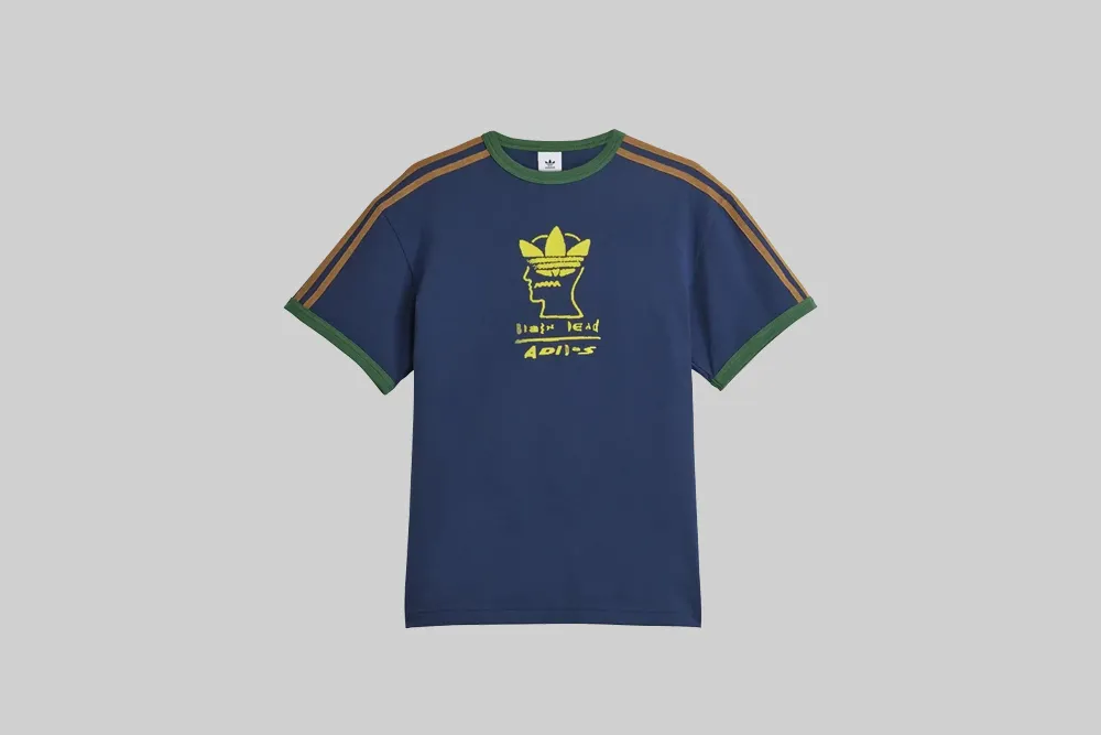 OdorResistantFinish Button Down Collar Style adidas Originals x Brain Dead SS Tee