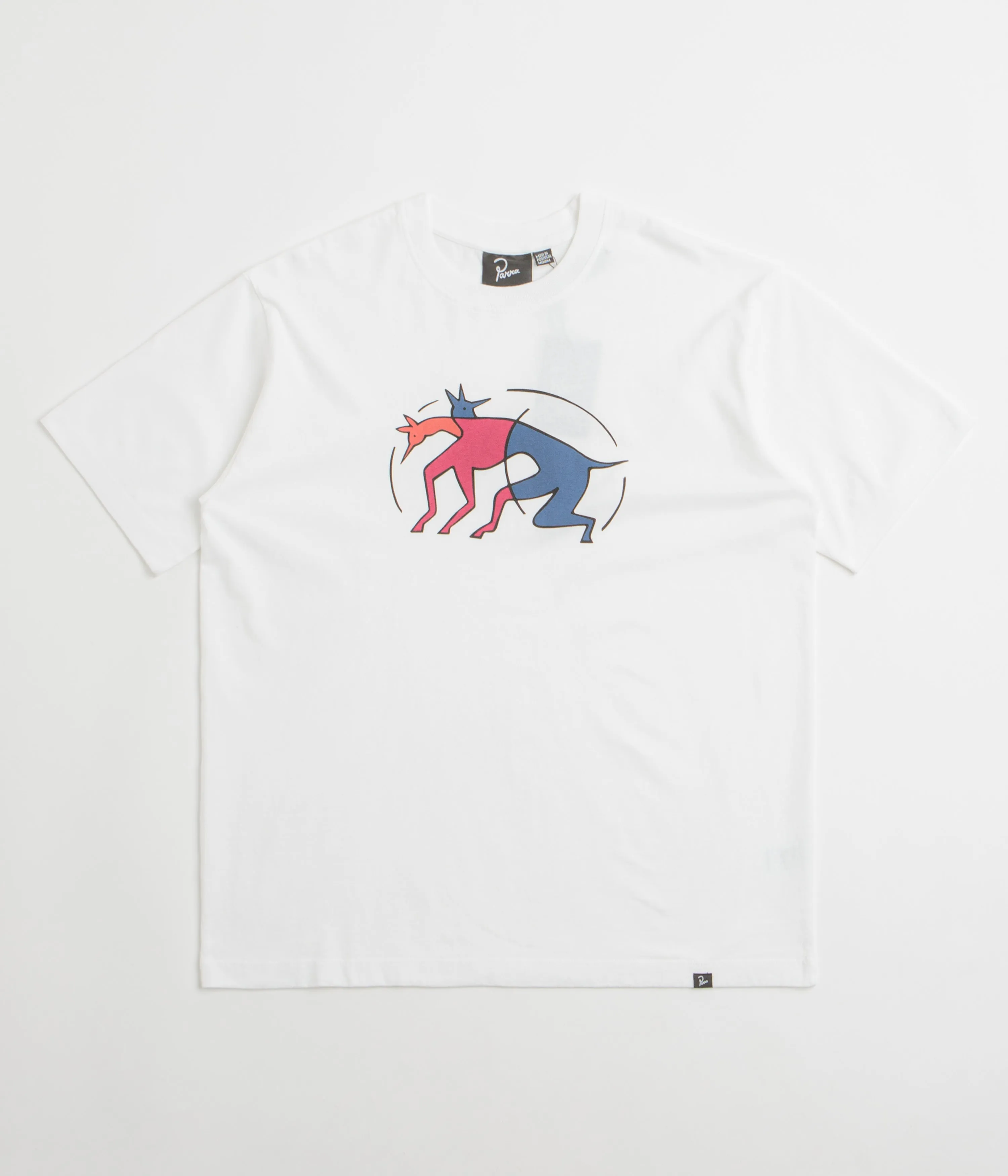 by Parra The Zoomies T-Shirt - White Dance class