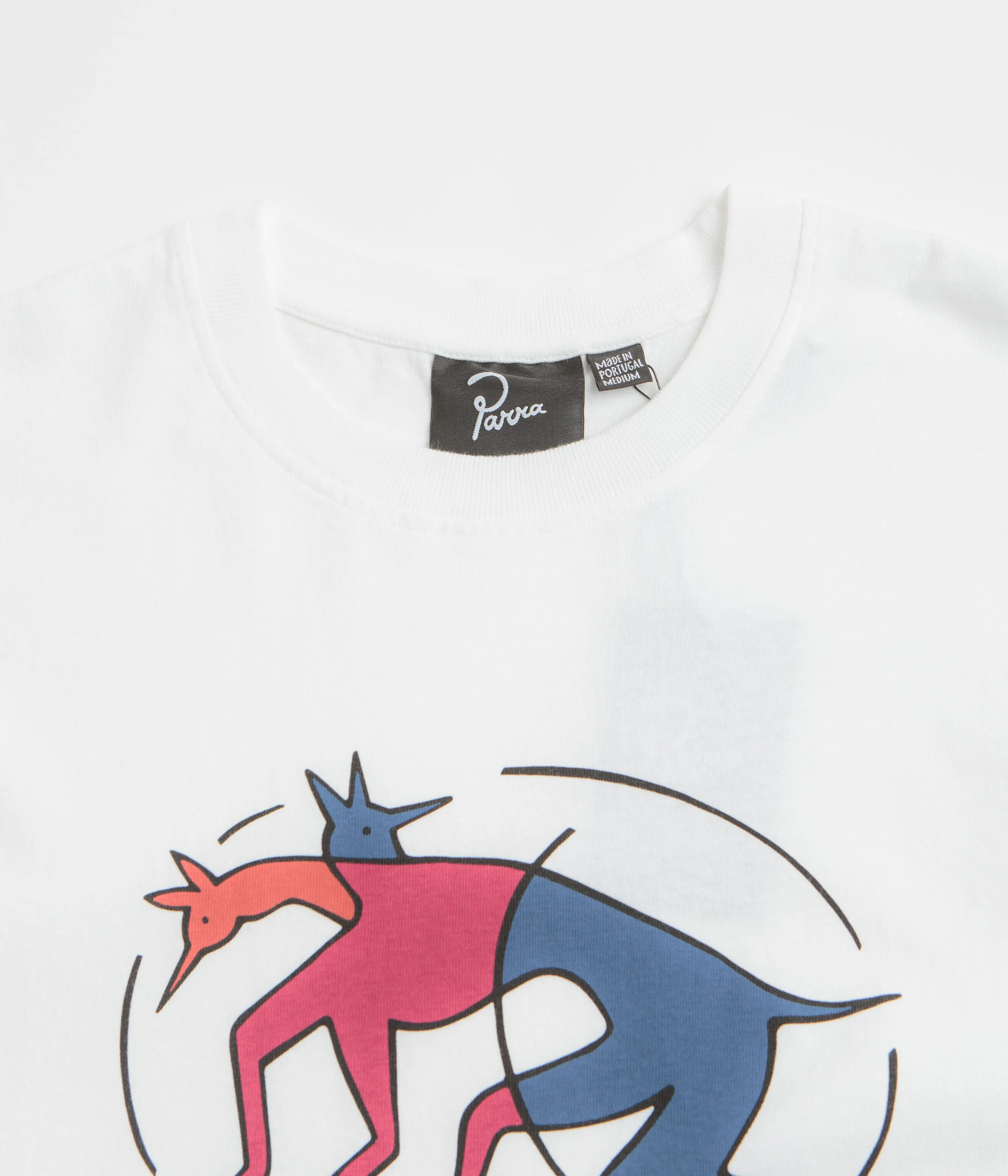 RV venue Brushed Cotton Blend by Parra The Zoomies T-Shirt - White