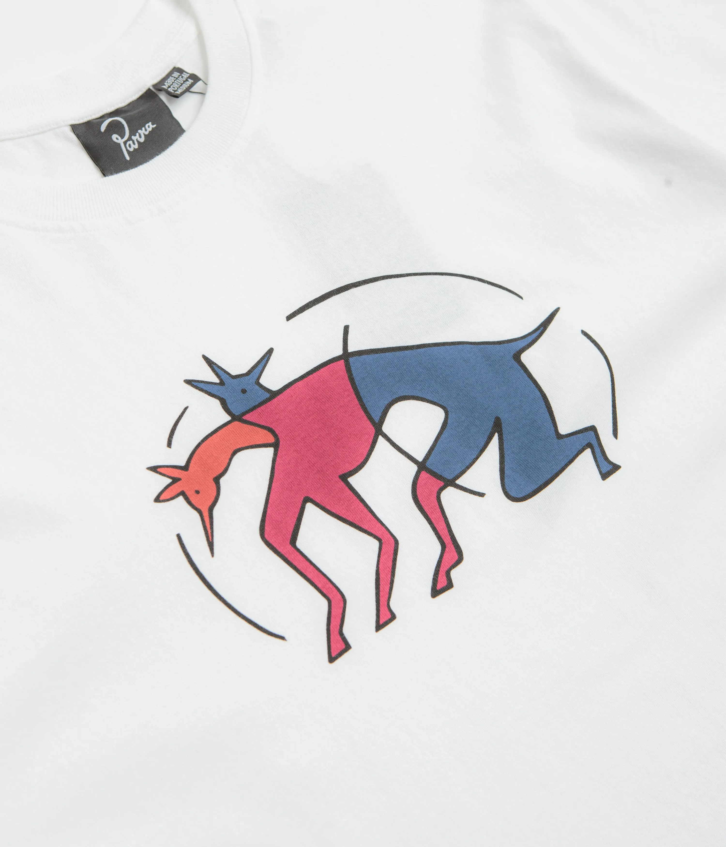hospital by Parra The Zoomies T-Shirt - White