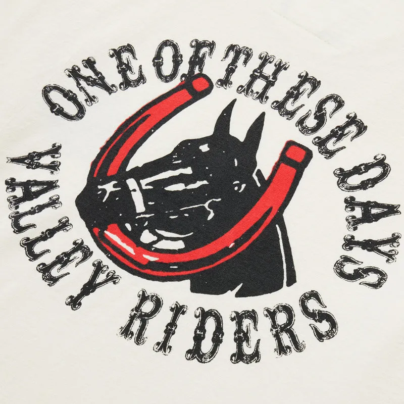 One Of These Days Valley Riders Tee - Bone salon event