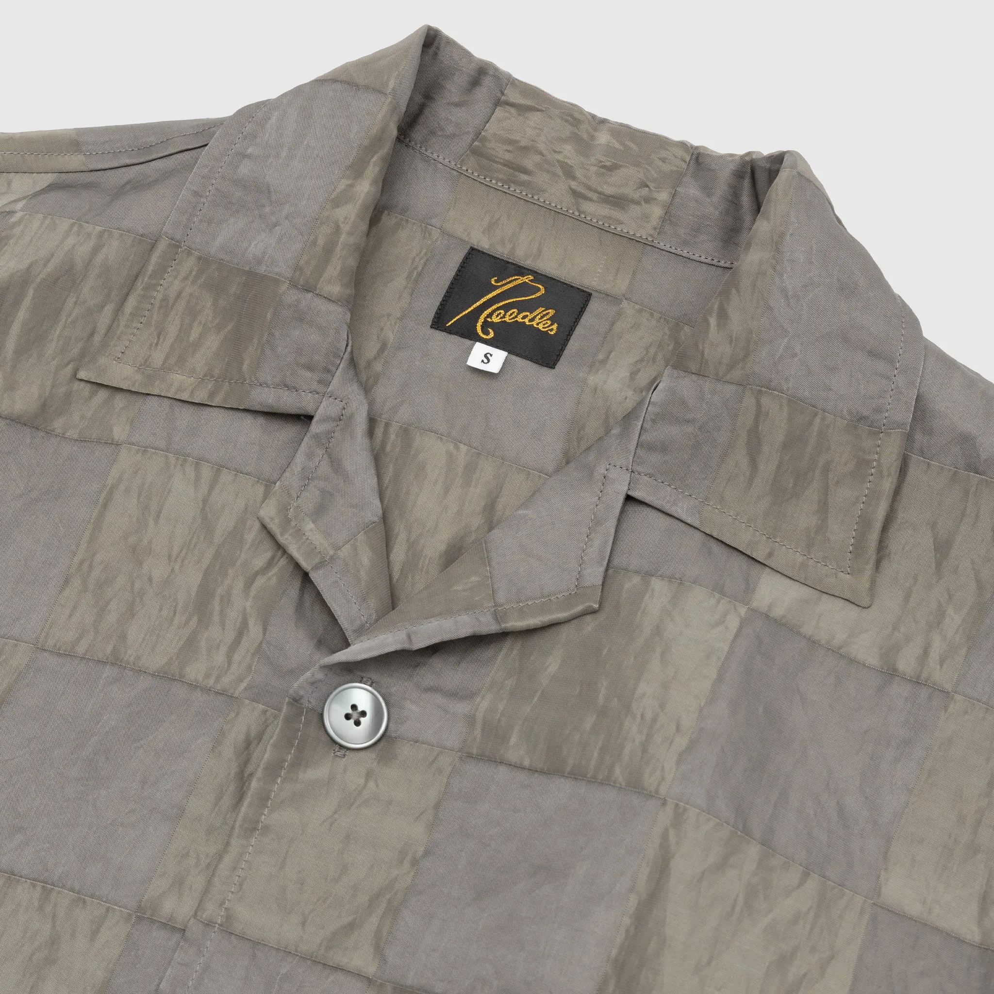 Luxurious Feel Subtle design BRIGHT CLOTH CHECKER CABANA SHIRT
