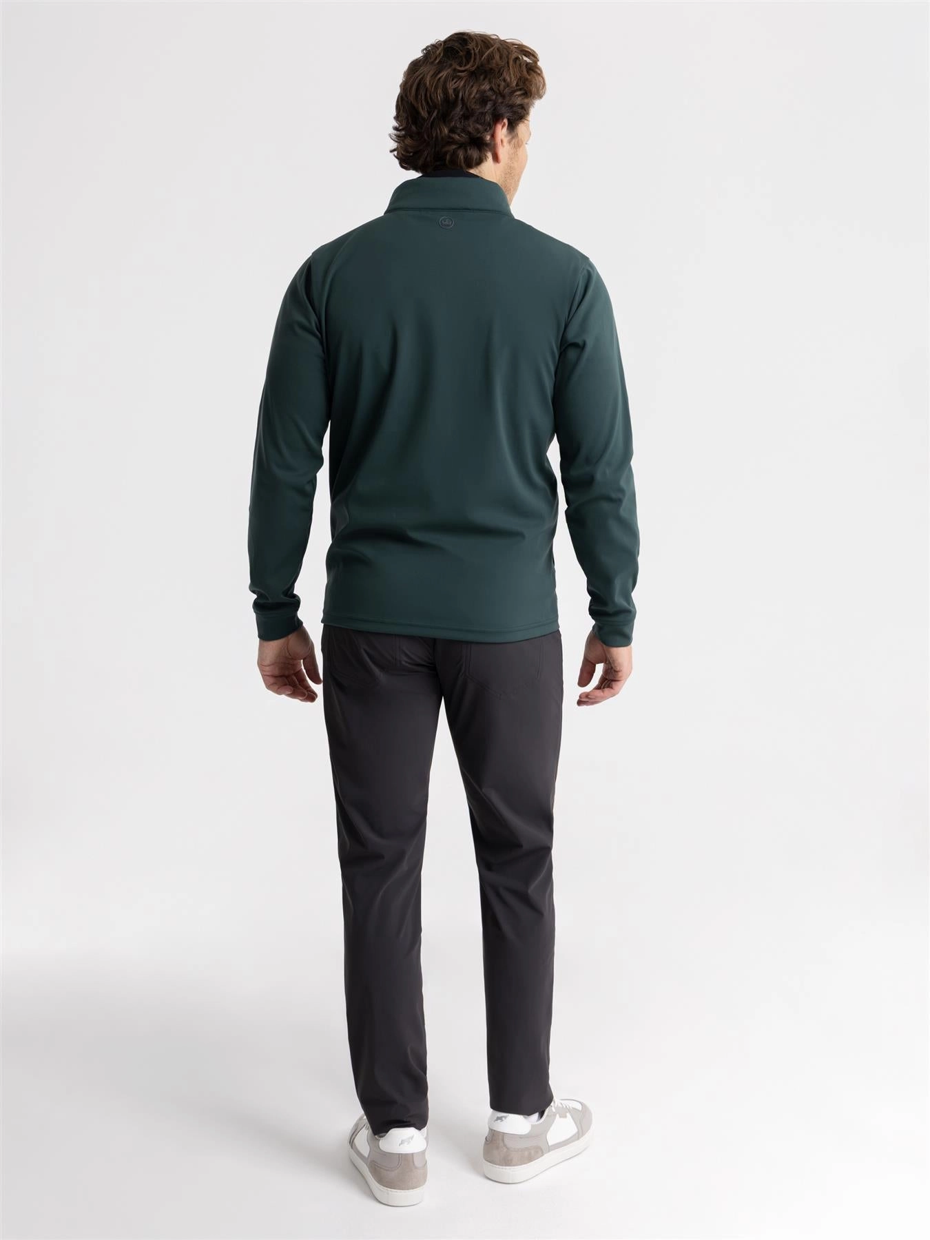 Weld Hybrid Half Zip Jacket Nordic Pine Collared