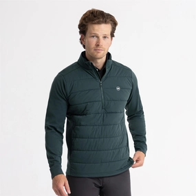Weld Hybrid Half Zip Jacket Nordic Pine Lightweight Design