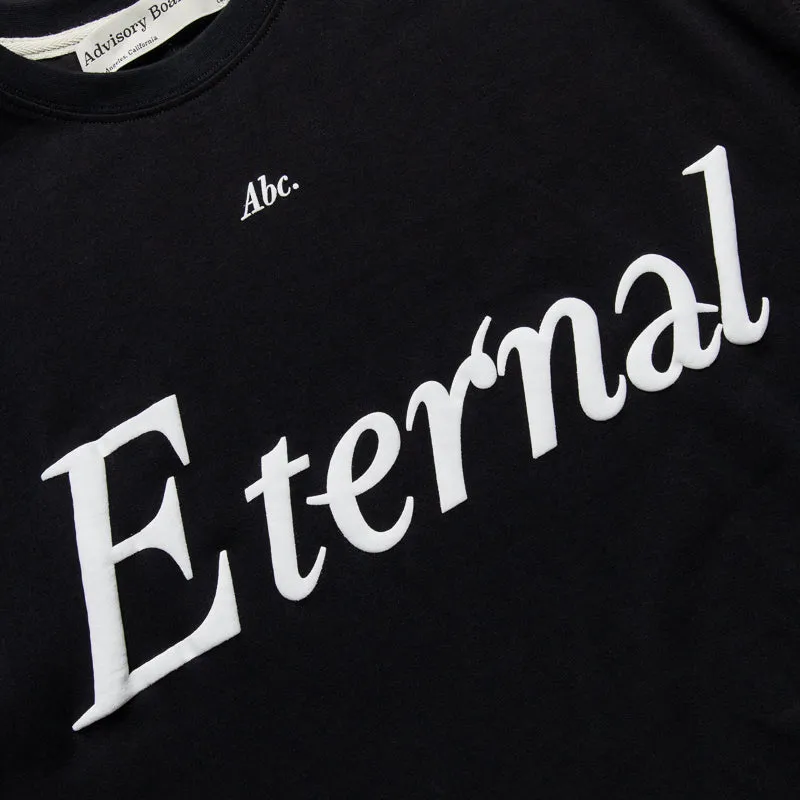 Minimalist Look Advisory Board Crystals Eternal Tee - Black