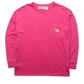 helicopter venue Party Advisory Board Crystals L/S Tee - Pink
