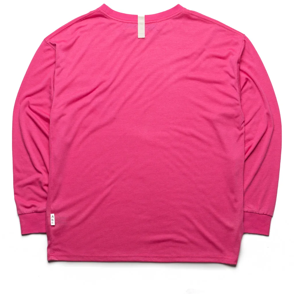 Sun Protective Fabric picnic venue Advisory Board Crystals L/S Tee - Pink