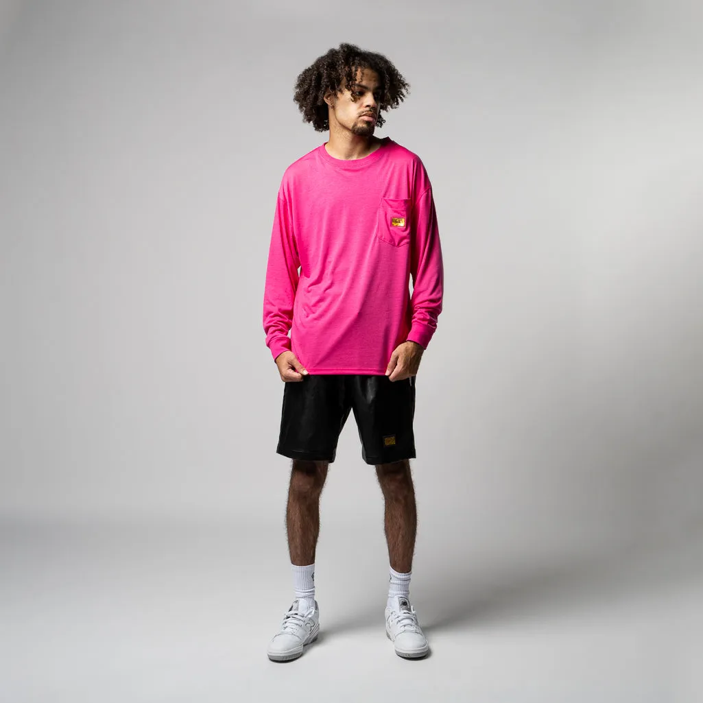 Advisory Board Crystals L/S Tee - Pink Stretchable