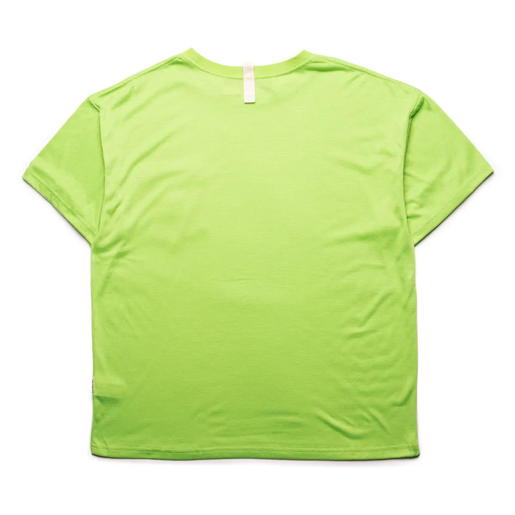 Advisory Board Crystals Tee - Green student bus venue