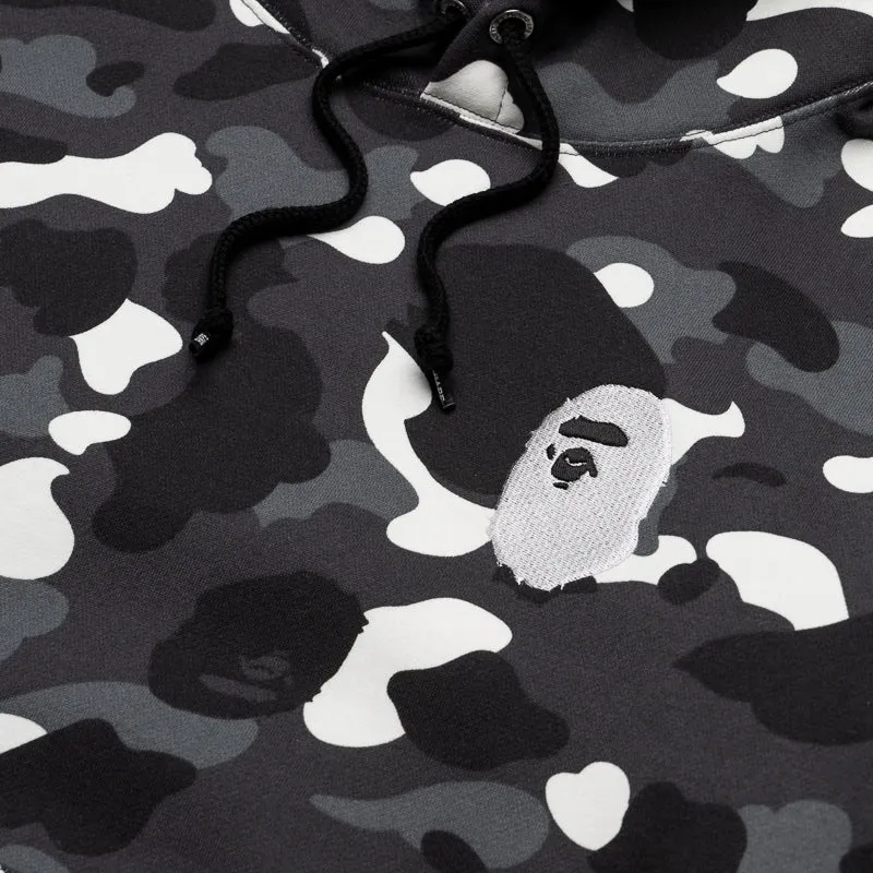 A Bathing Ape City Camo Ape Head Pullover Hoodie - Black Streetwear Style