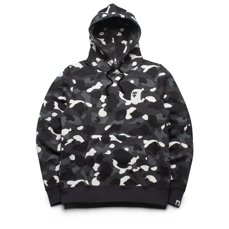 A Bathing Ape City Camo Ape Head Pullover Hoodie - Black Outdoor Motion