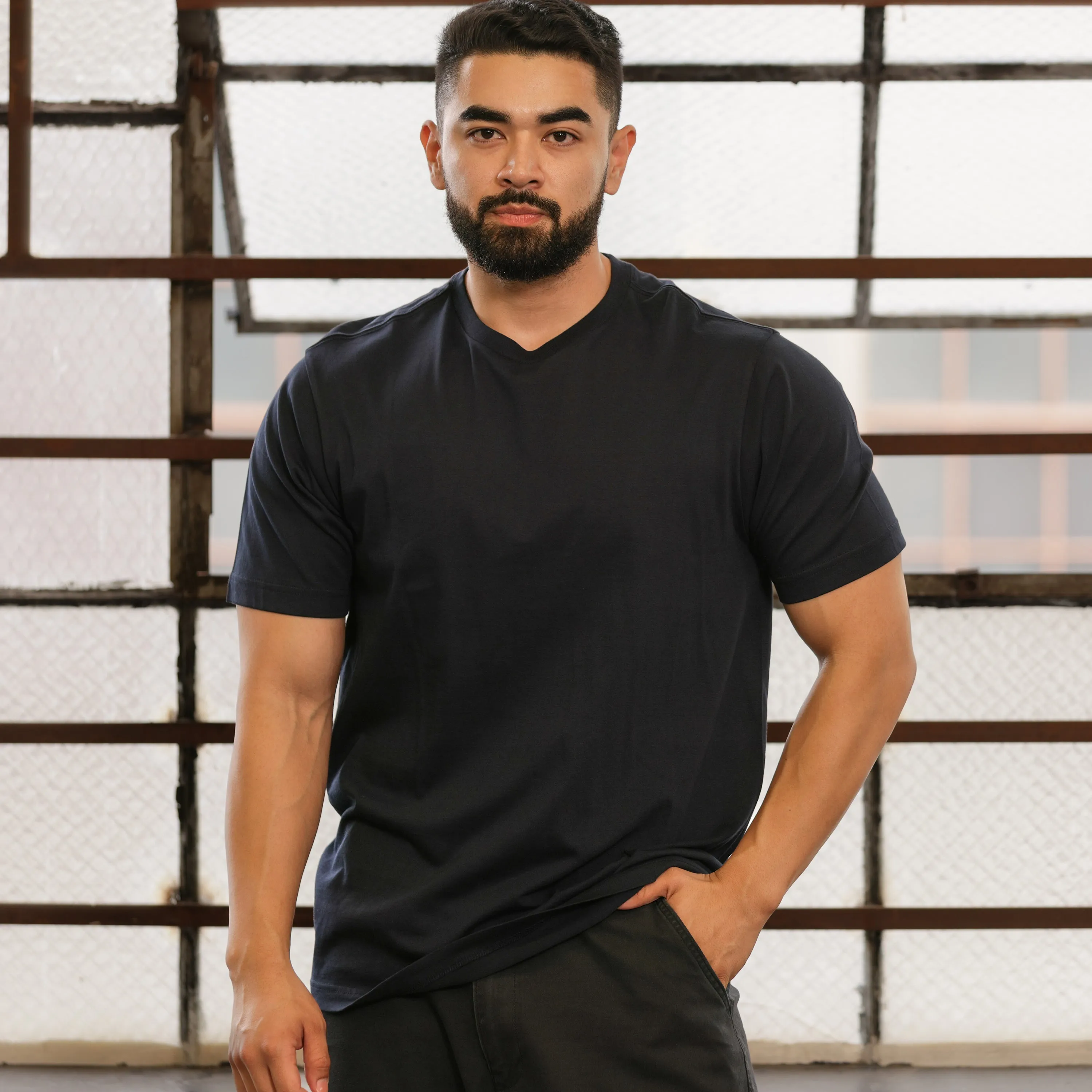 American Ease Classic Vneck Tee - Mens